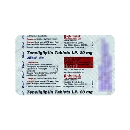 ziten 20mg tablet 15's